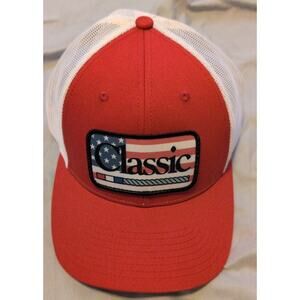 Classic Ropes Patriotic Cap NWOT Red White Blue Snapback